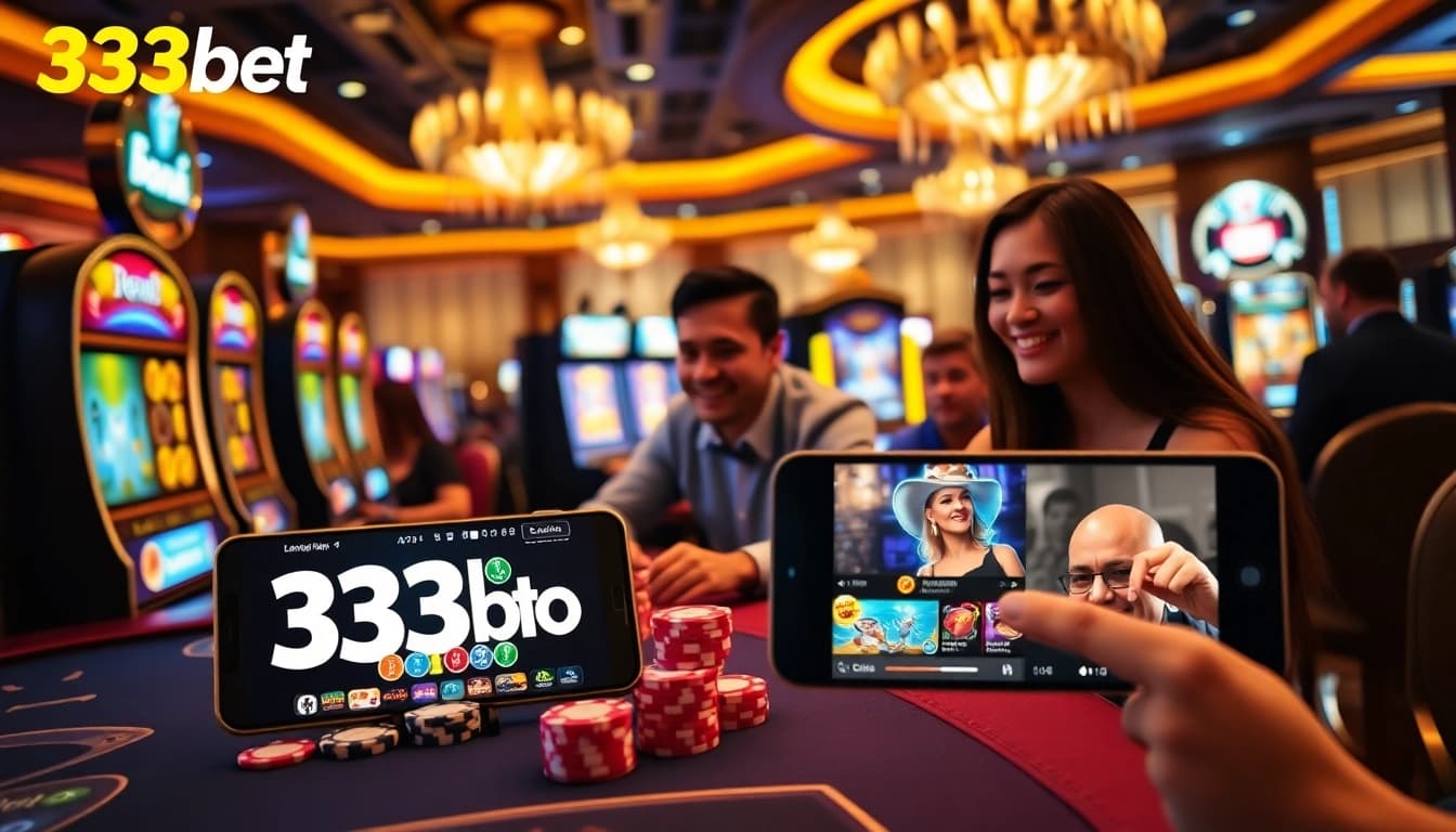 Experience the thrill of online gaming with the 333bet Download featuring vibrant casino action.