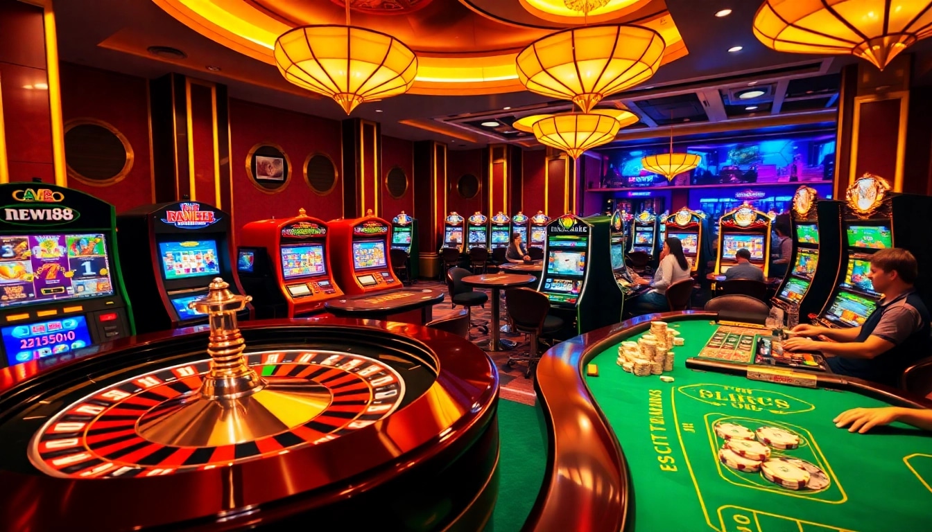 New88 players engaging in live casino games celebrating wins with excitement.