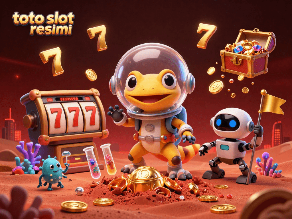 Engage with the thrilling world of toto slot resmi as the Martian gecko discovers a hidden golden casino amidst stunning visuals!