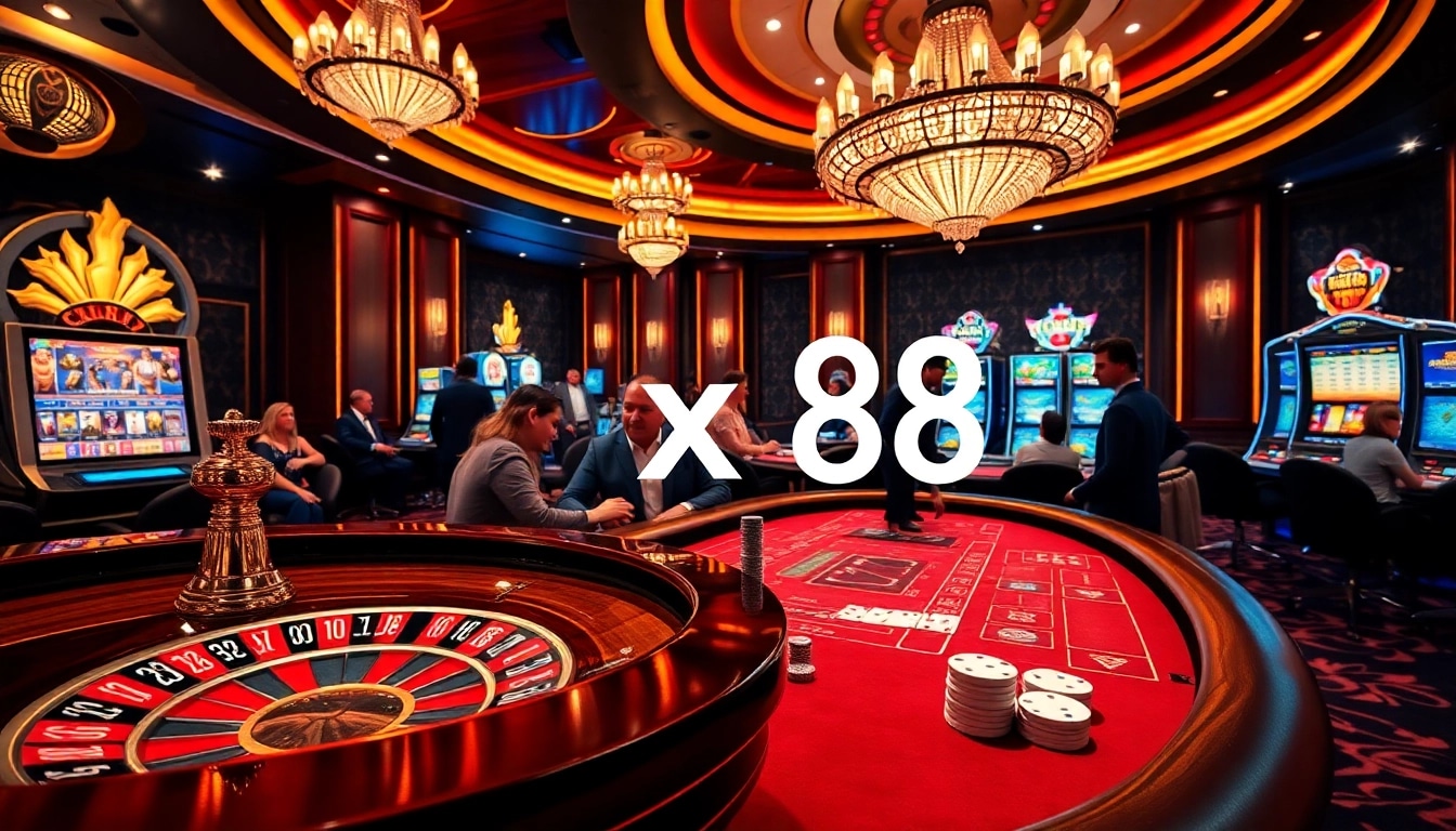 Engage in thrilling gameplay at xx88 with roulette, poker, and vibrant slot machines.
