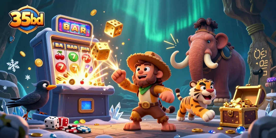 Experience thrilling gaming at 35bd with a vibrant prehistoric casino atmosphere and exciting jackpots.