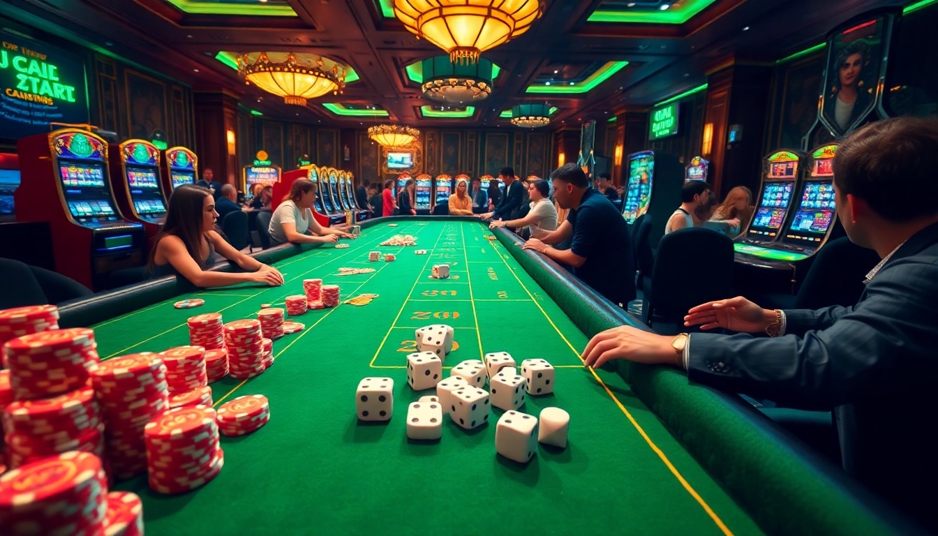 Players enjoying a thrilling round at j88 casino's lively gaming table.
