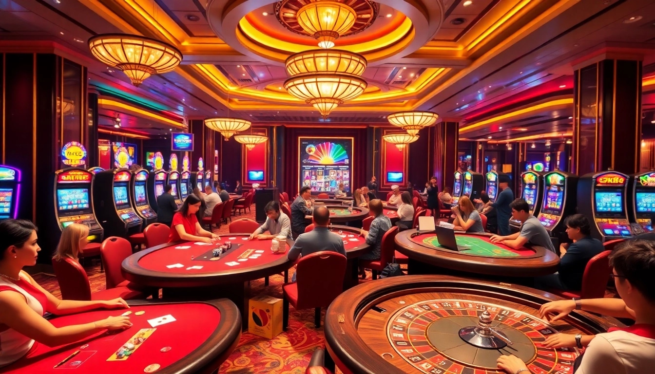 NK88 poker chips on an elegant casino table, capturing a vibrant gaming atmosphere.