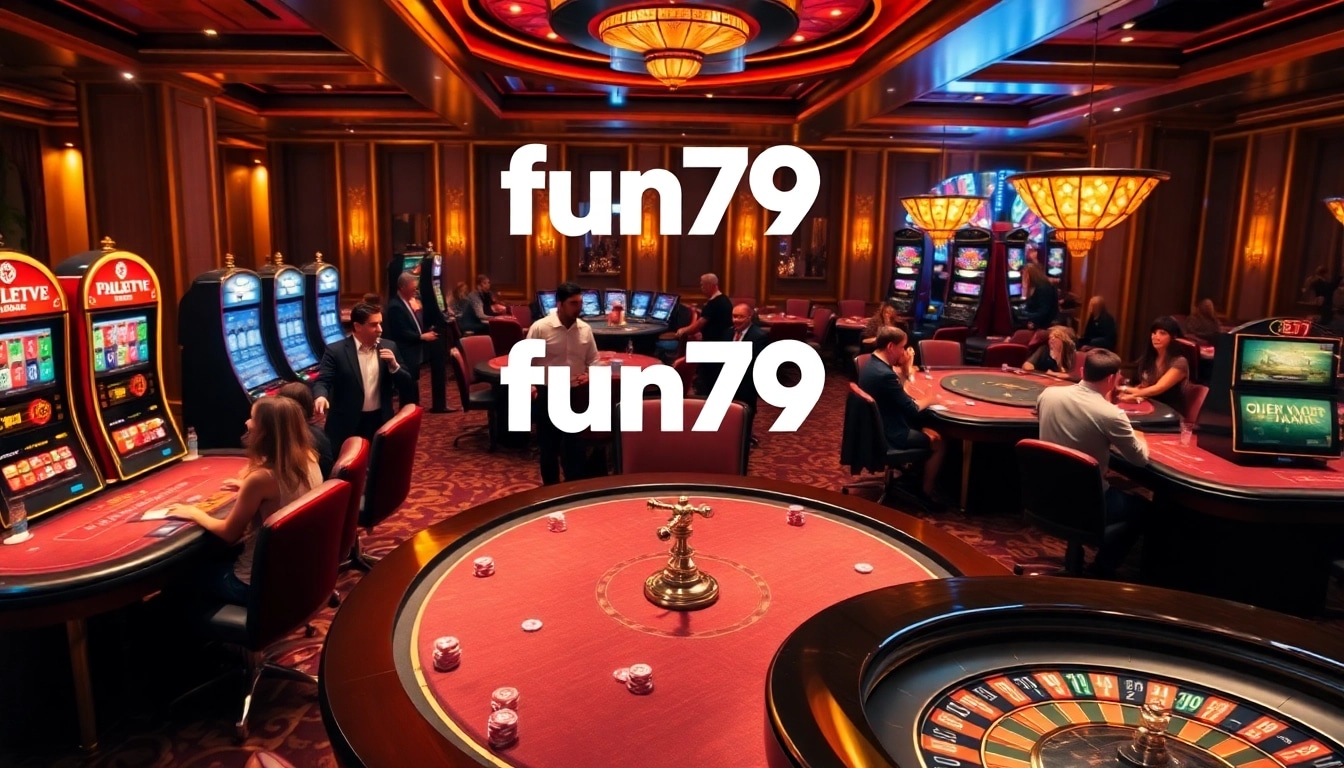 Experience the excitement at fun79 with vibrant casino games and engaged players.