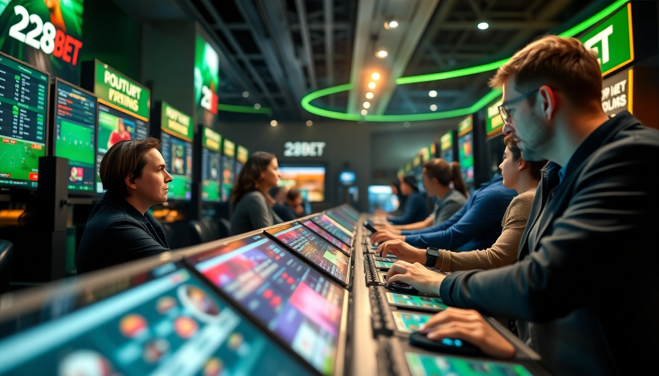 Dynamic betting scene showcasing 28BET's vibrant online gaming experience