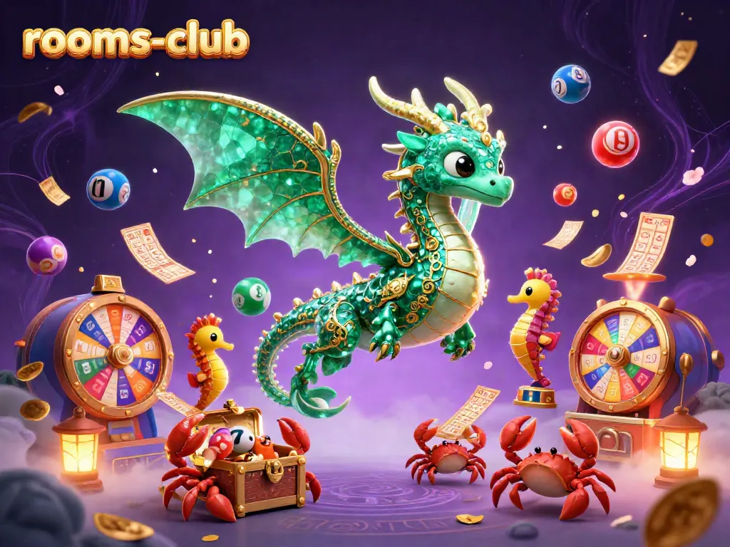Memenangkan permainan kasino dengan rooms-club menggunakan karakter unik dan elemen perjudian yang menarik.