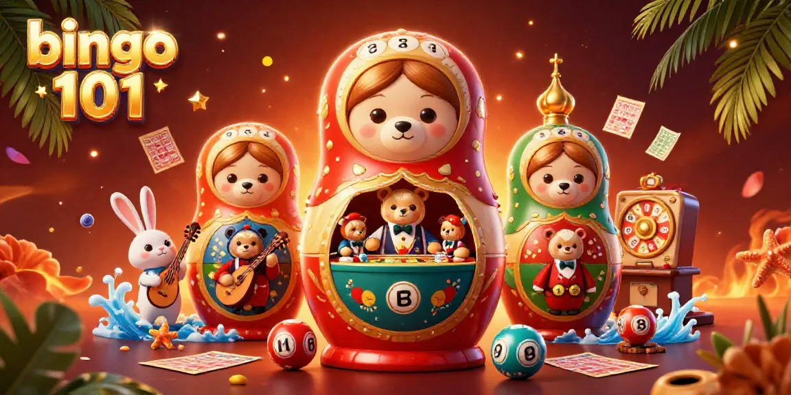 Experience real-money fun with bingo 101 including exciting bingo balls and cards.