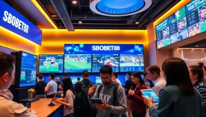 Mengamati odds SBOBET88 dengan penuh semangat di lingkungan taruhan olahraga profesional.