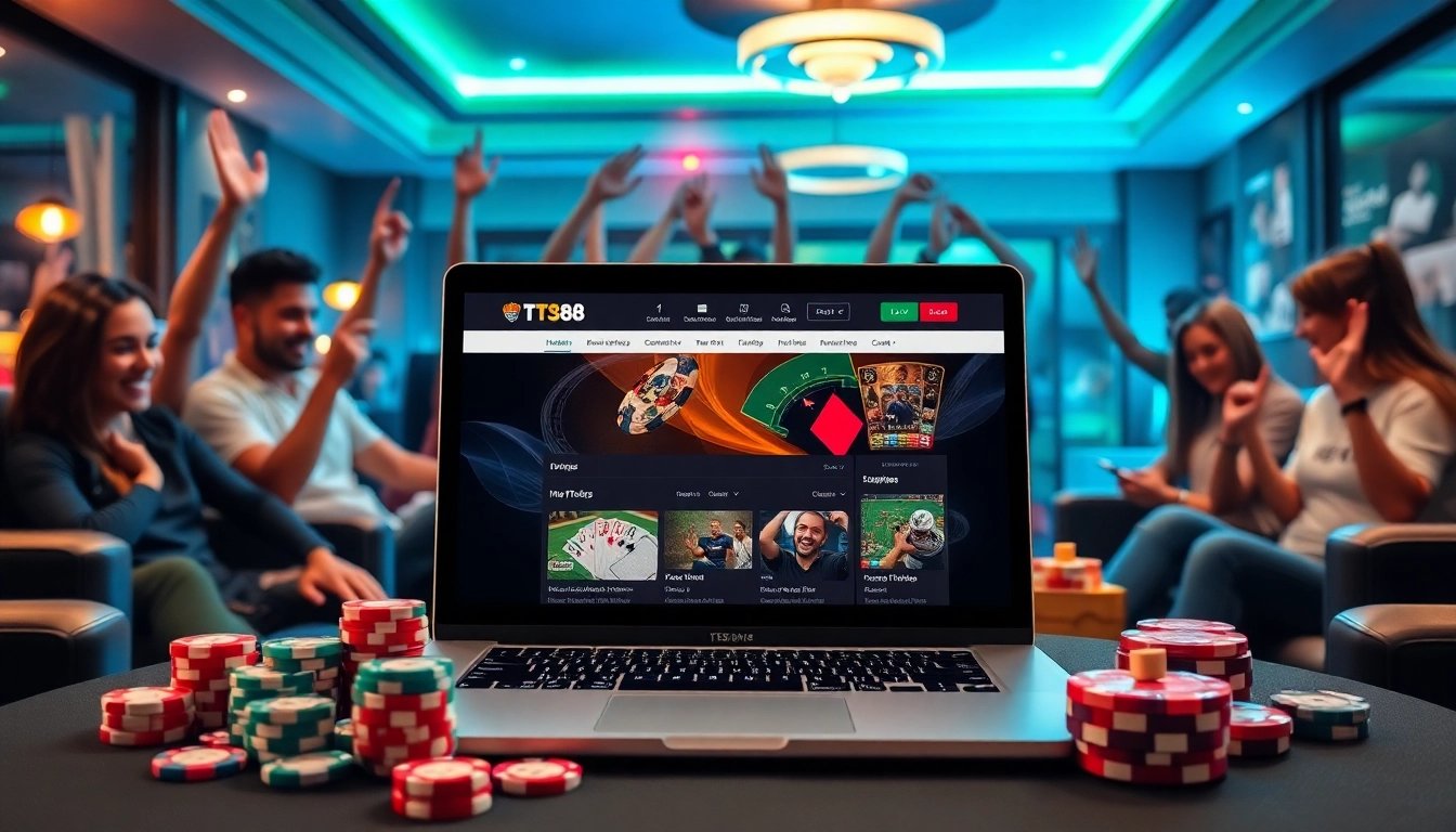 Exciting TT88 online betting scene showcasing a modern gaming platform with vibrant elements.