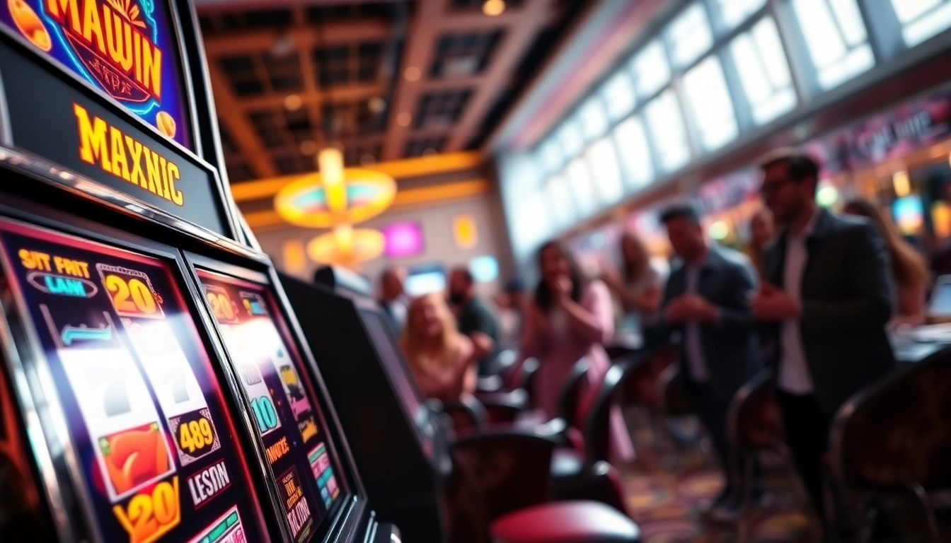 Menangkan jackpot di slot maxwin dengan suasana kasino yang penuh semangat.