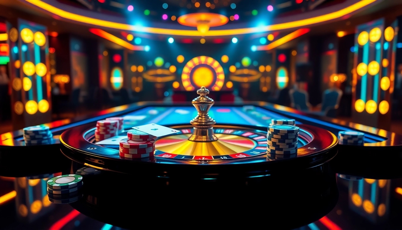 Experience thrilling online gambling at https://lc88.art/ with vibrant casino visuals and interactive gaming elements.