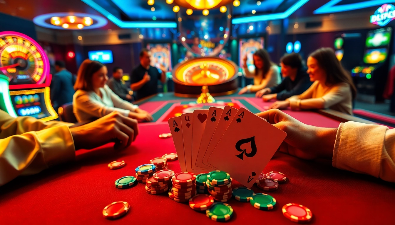 Experience the thrill of victory at https://do666.at with vibrant poker tables and colorful chips.