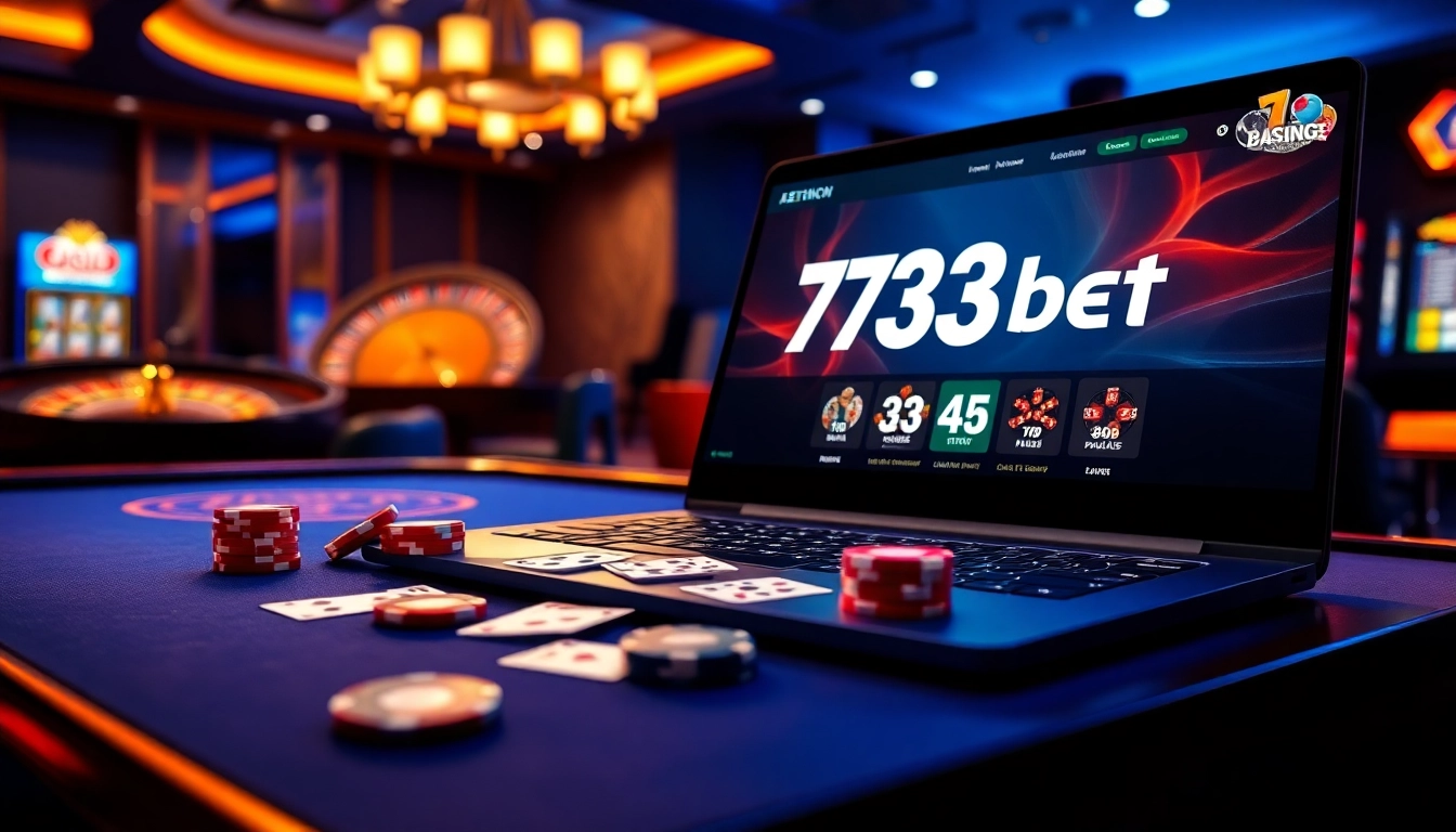 Experience the excitement of 733bet Download with vibrant online casino gaming visuals.