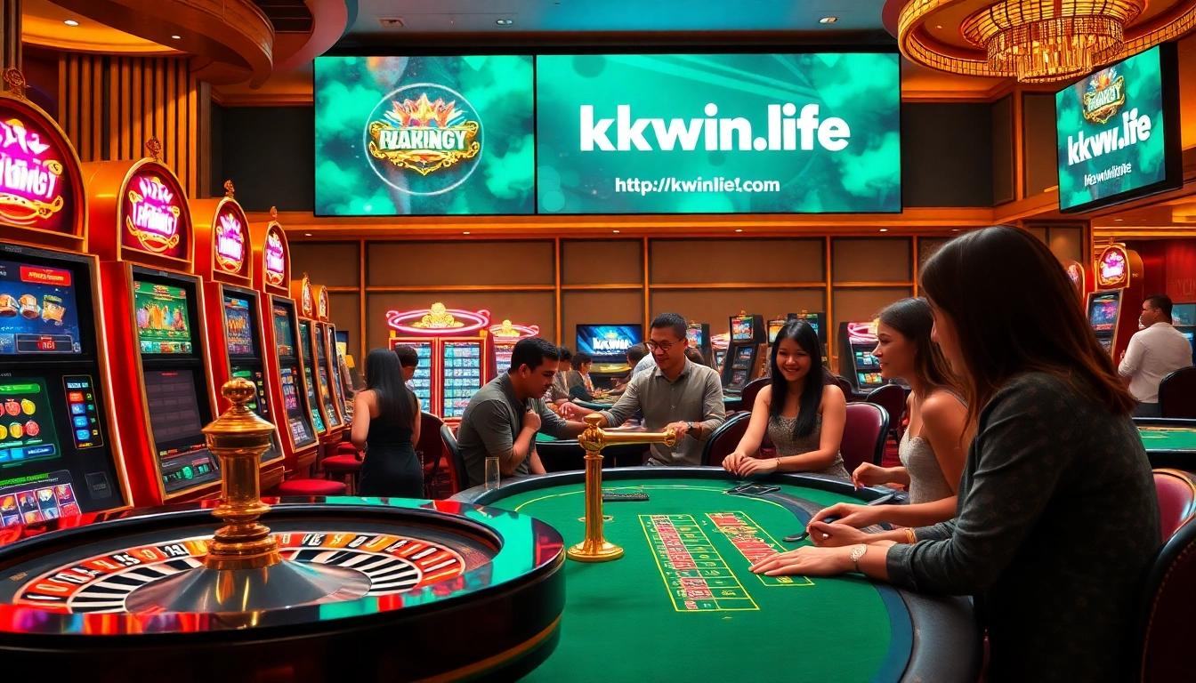 Experience the excitement of online gambling at https://kkwin.life/ with vibrant casino games and thrilled players.