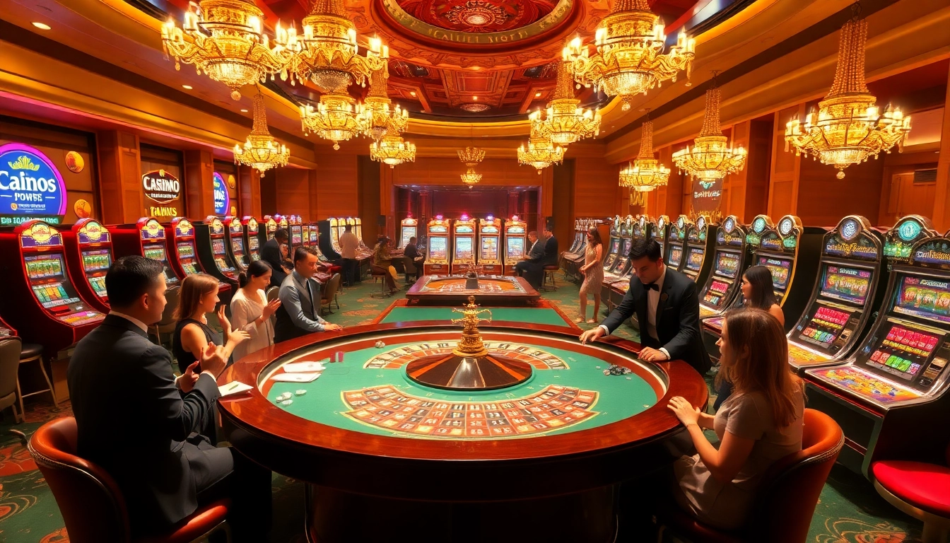 Experience the thrill of betting at https://www.roo99.net/ with an exciting casino scene featuring lively roulette and slots.
