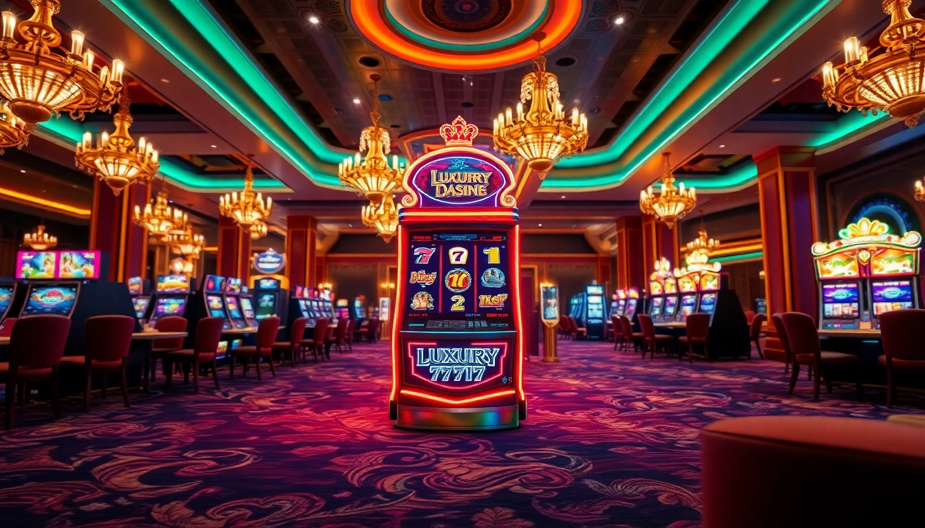 Menangkan dengan luxury777 game pada mesin slot mewah yang berkilauan.