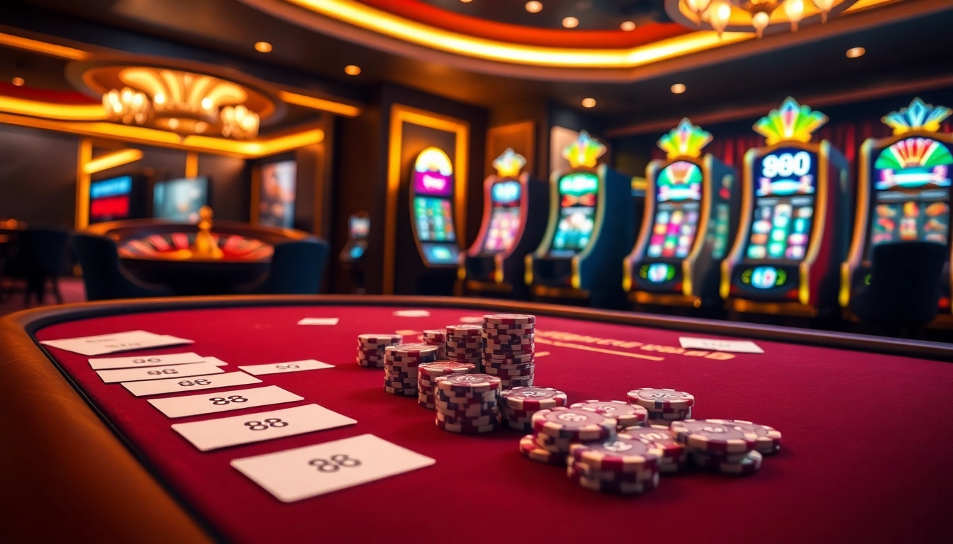 Experience excitement at 888now with vibrant casino elements like poker chips and a roulette wheel.