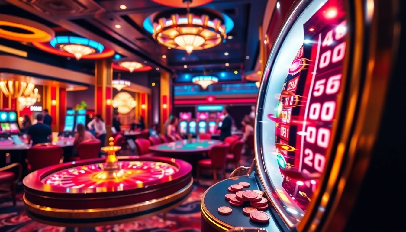 Experience excitement at a 슬롯사이트 with vibrant slot machines and thrilling casino action.
