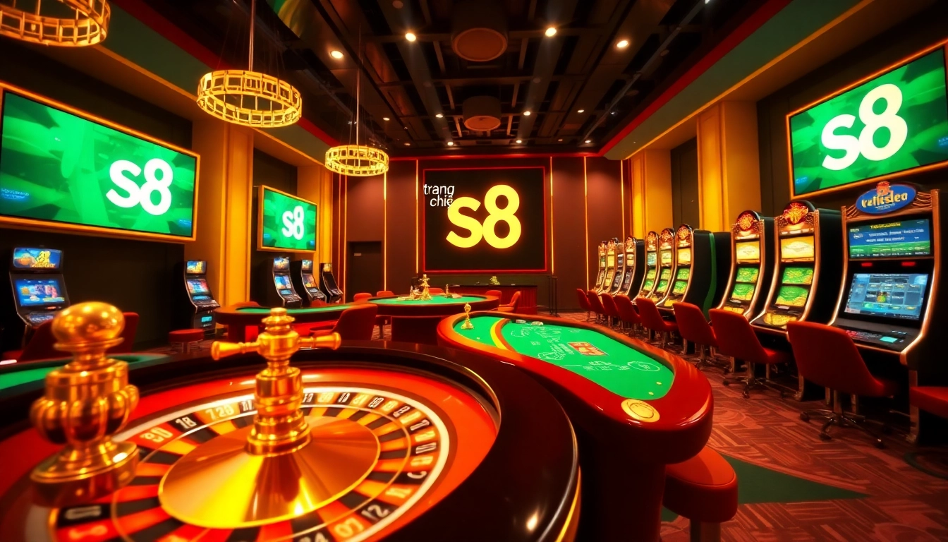 Experience thrilling gameplay at trang chủ s8 with immersive casino visuals.