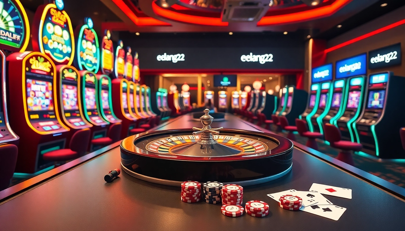 Play exciting games at elang212 online casino featuring dazzling slot machines and roulette.