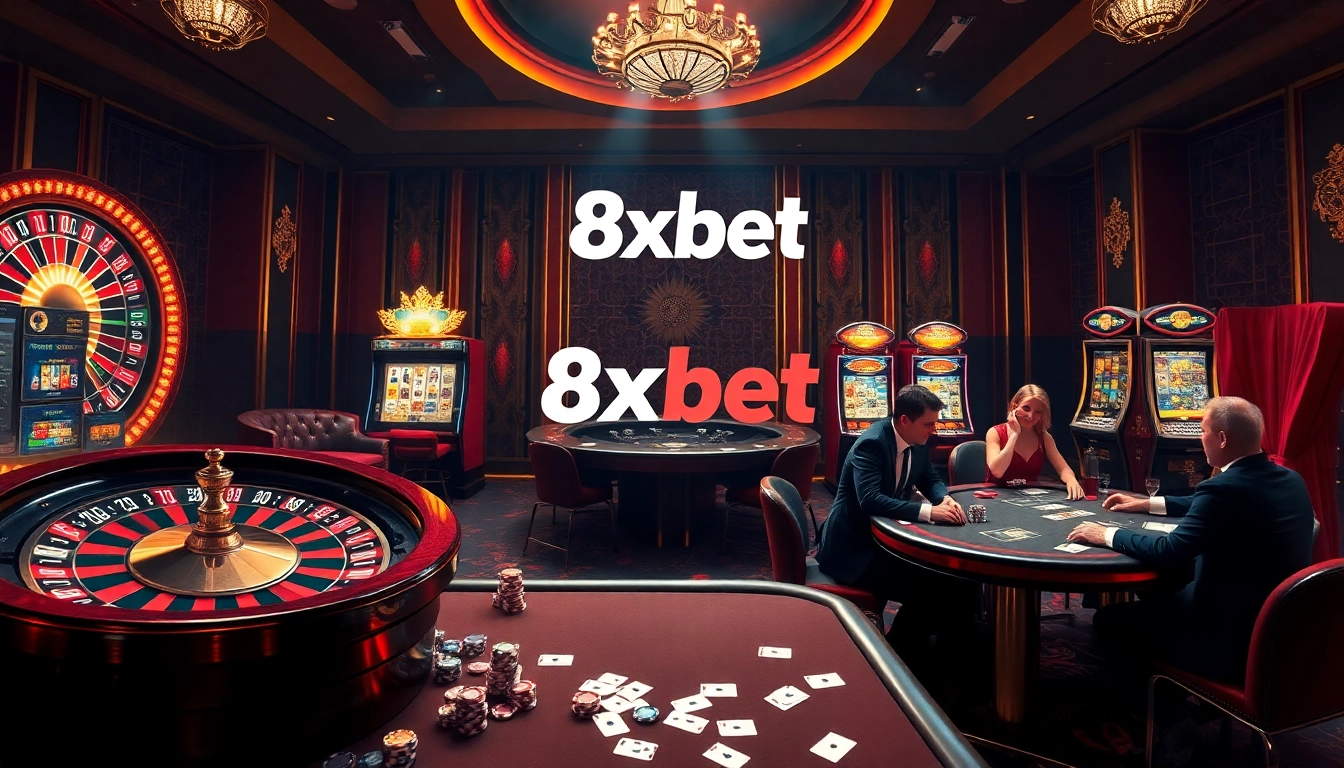Experience high-stakes excitement at 8xbet casino with vibrant games and thrilling action.