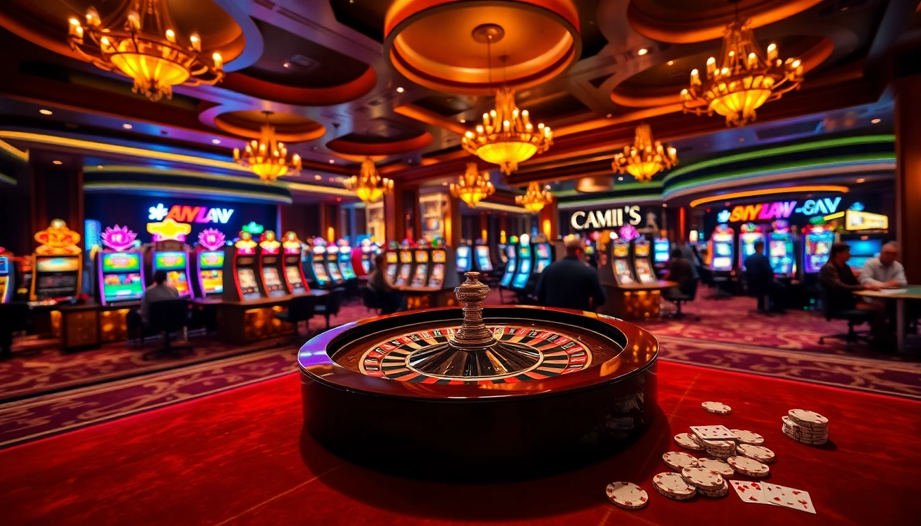 Experience luxury and winning thrills at https://abc8.luxury/ with vibrant casino tables and excited players.
