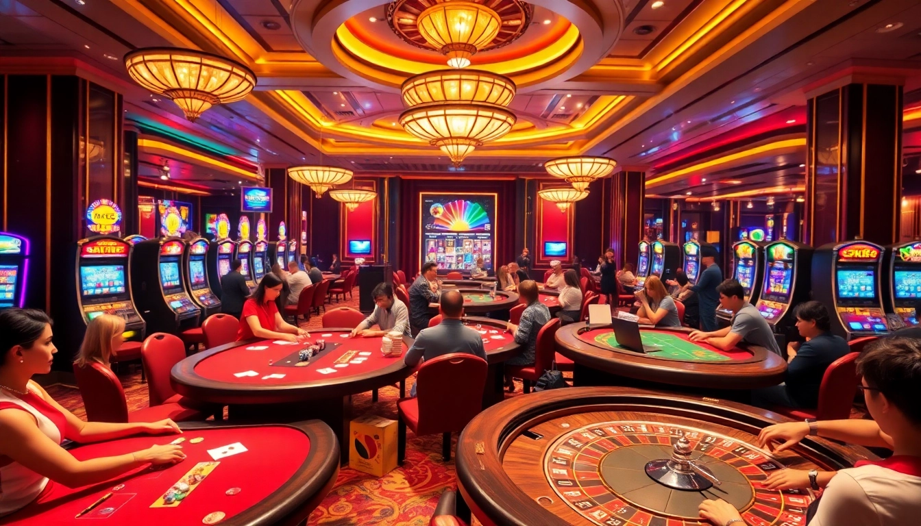 NK88 poker chips on an elegant casino table, capturing a vibrant gaming atmosphere.