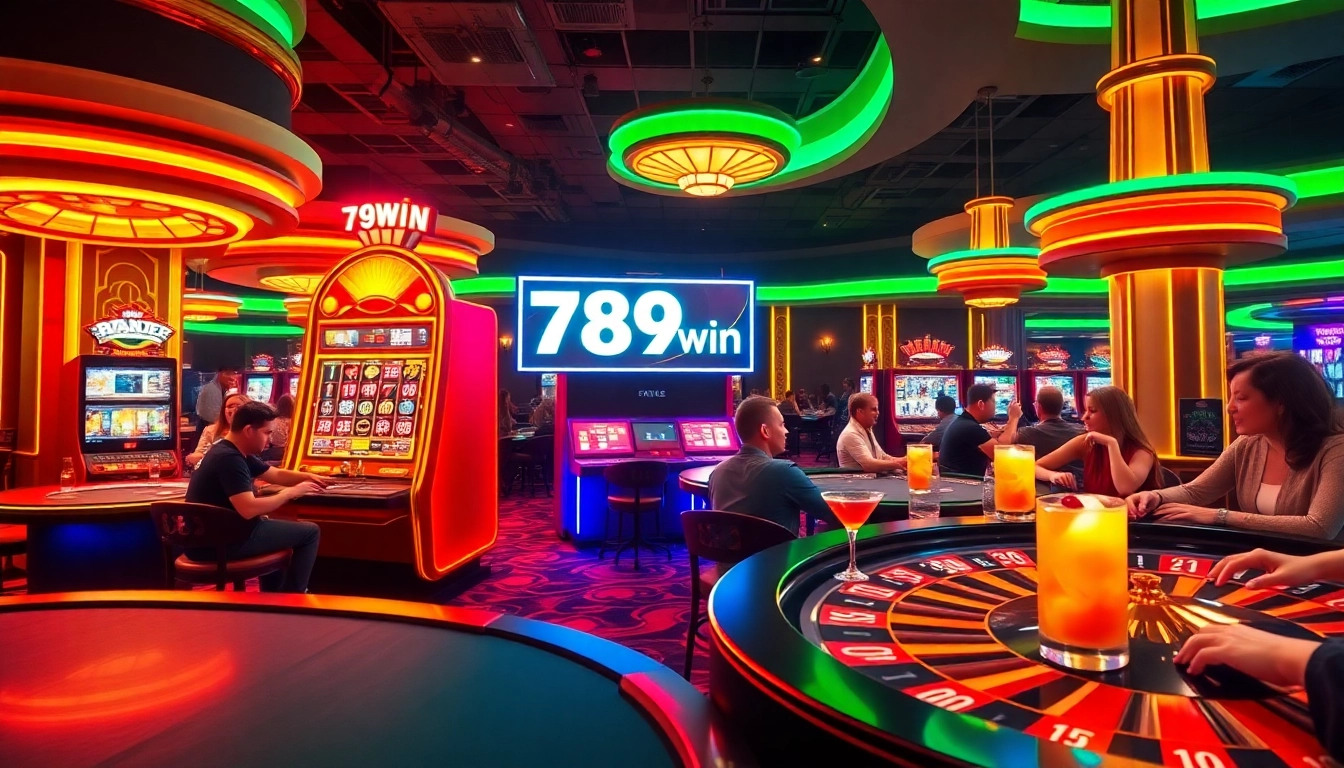 Experience the excitement of 789win with engaging slot machines and vibrant casino tables.