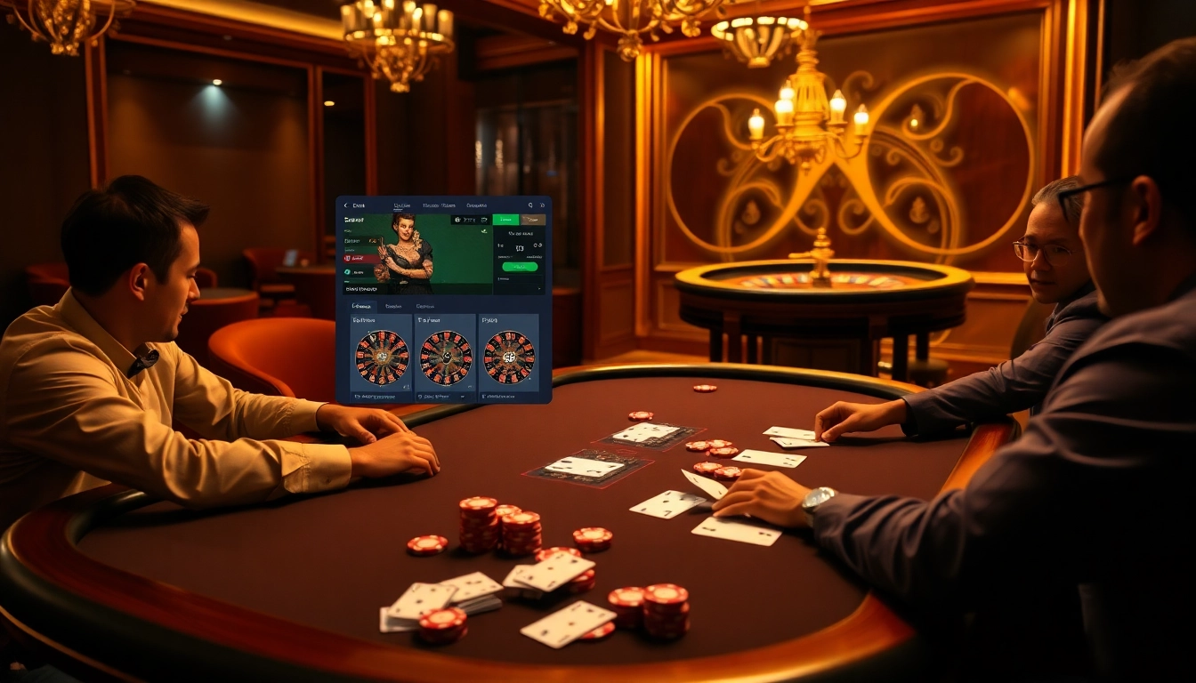 Experience thrilling poker action at SBOBet's high-stakes table with vibrant chips and cards.