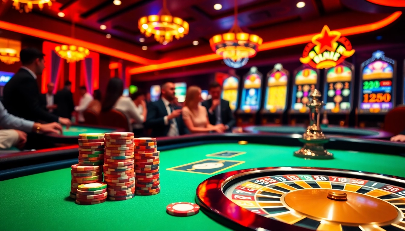 Experience the thrill of the 88i game at a luxurious casino table filled with excited players.