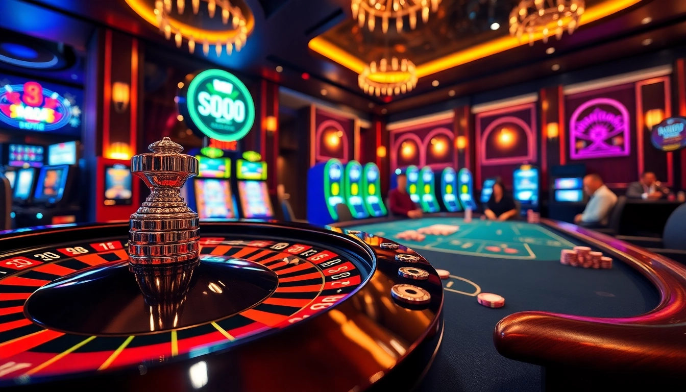 Players enjoying various games at https://luckywin.name casino, showcasing luxurious gambling excitement.