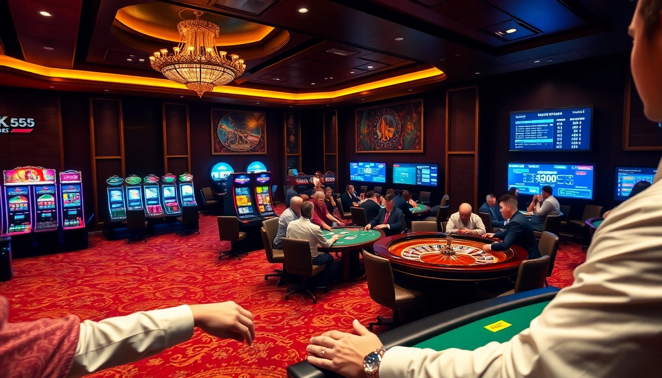 Experience the thrill of winning at KK55.com with vibrant casino games and engaging players.