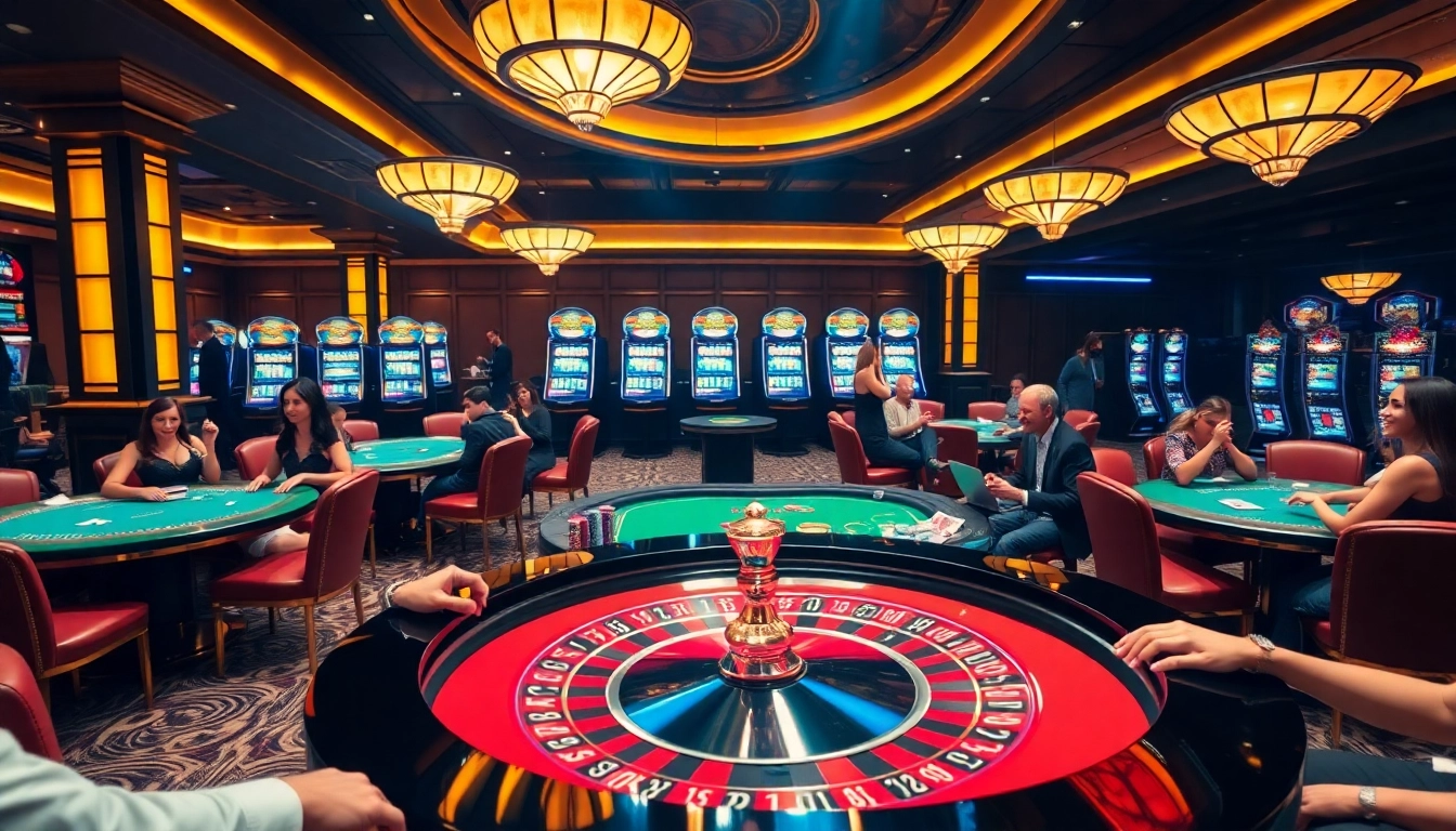 Experience the thrill of gambling at link 88i with vibrant casino tables and games.