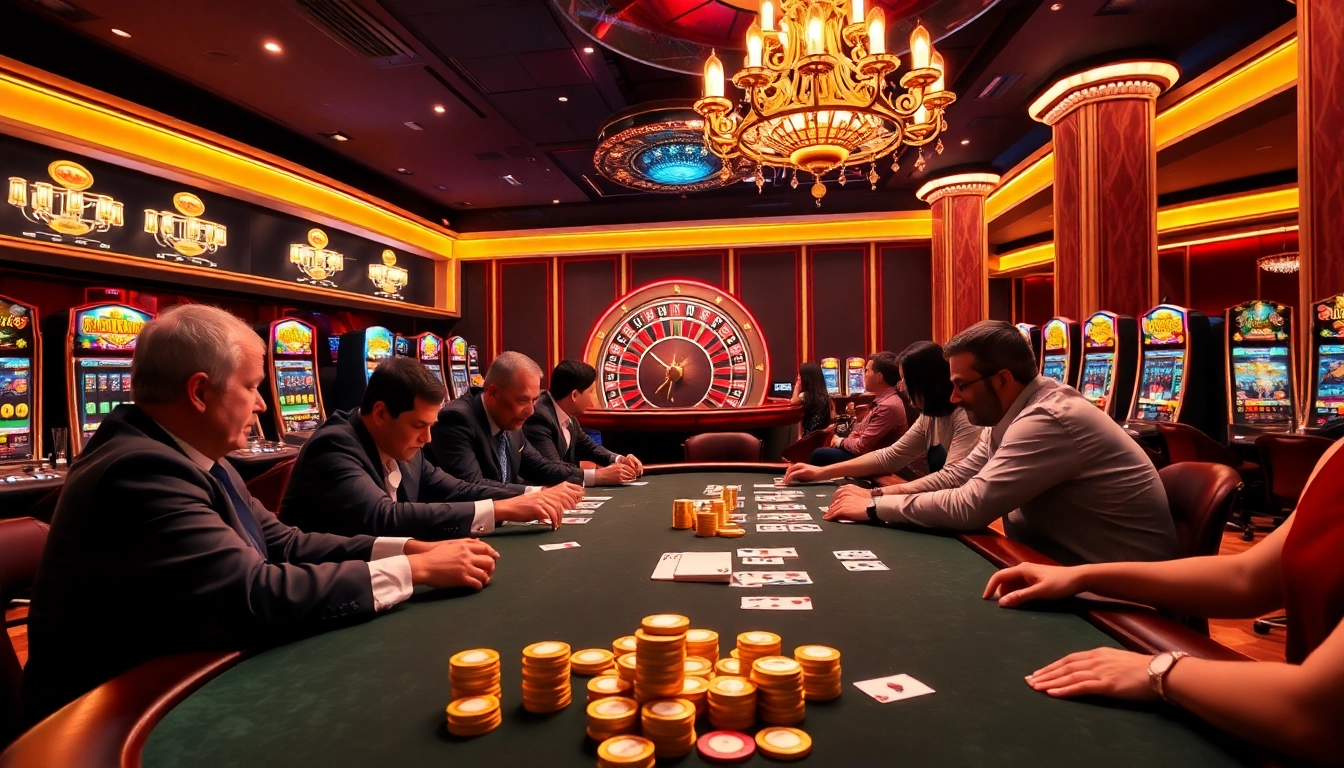 The vibrant poker table scene at https://bl555.black captures high-stakes excitement and luxury in gambling.