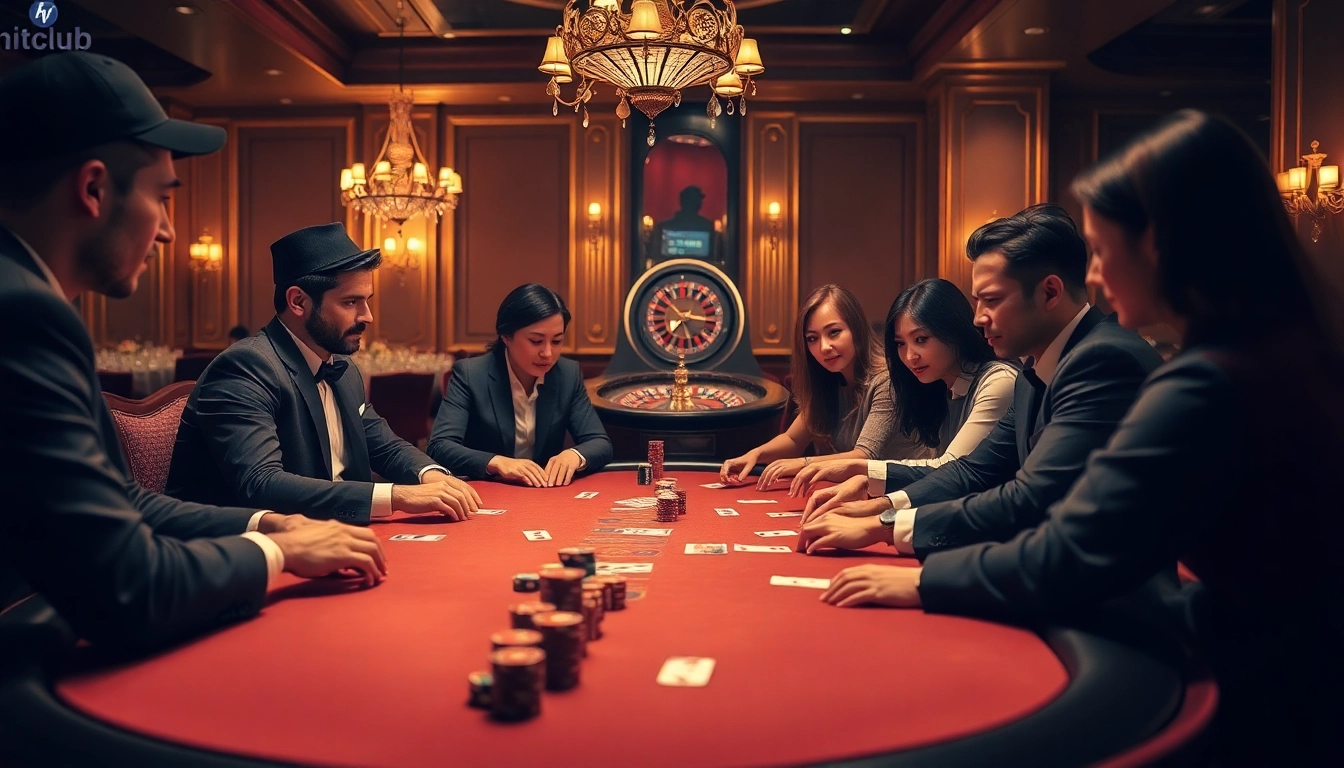 Experience the excitement of tải hitclub with thrilling poker and casino games in a luxurious setting.