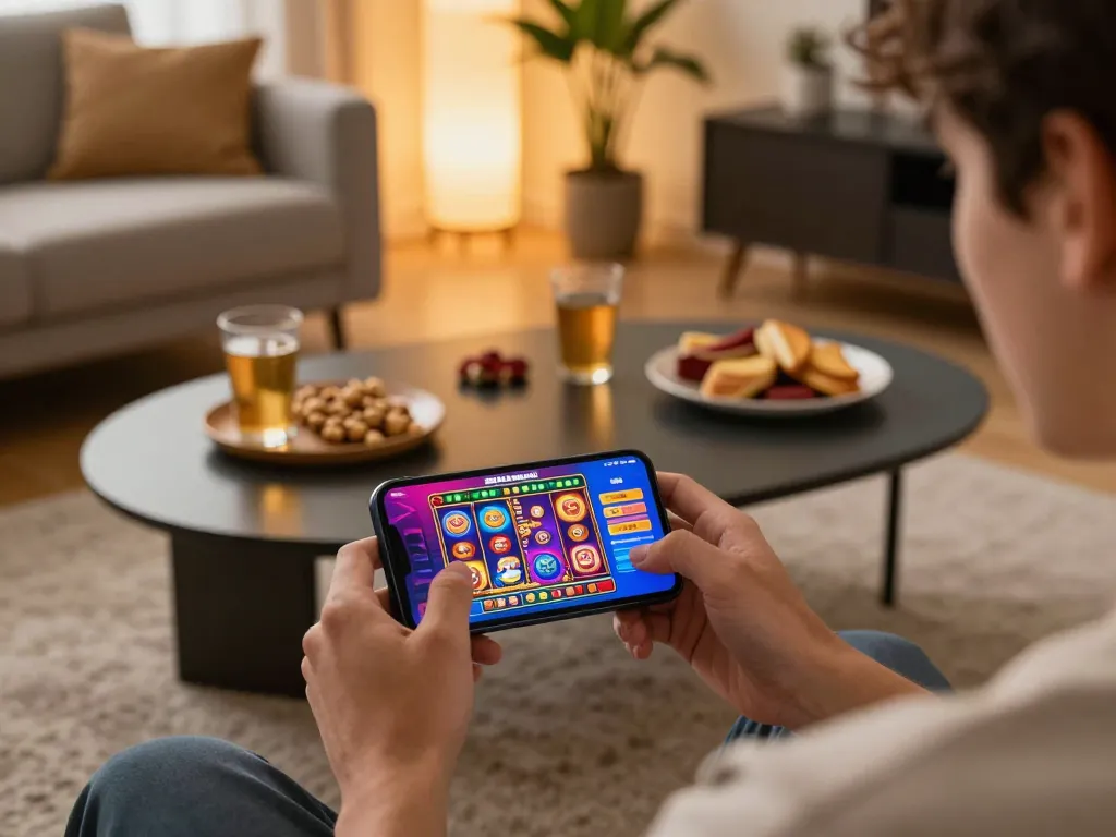 Experience thrilling gameplay with 88aa on mobile app in cozy living room