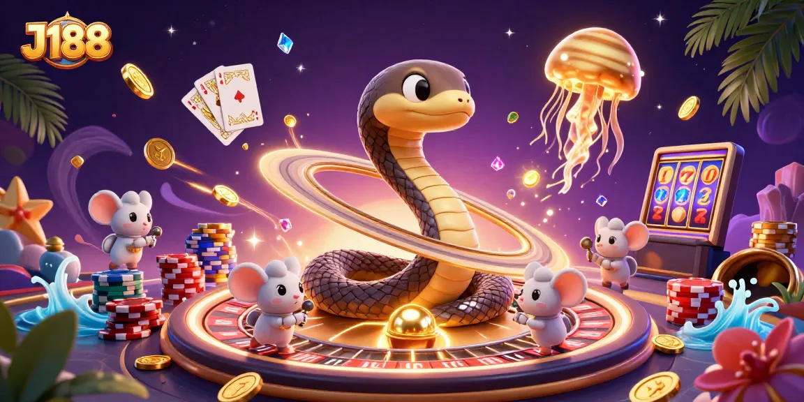 Experience the thrill of betting at J188 with unique cosmic elements and captivating 3D design.