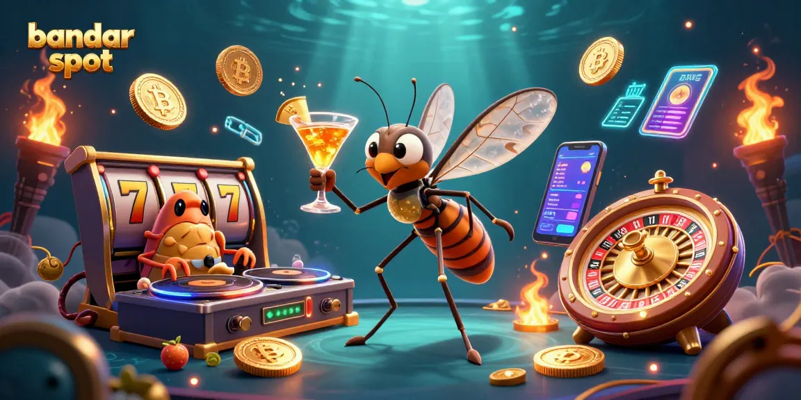 Menggali keseruan bandar slot dengan simbol jackpot, koin crypto, dan elemen kasino lainnya.